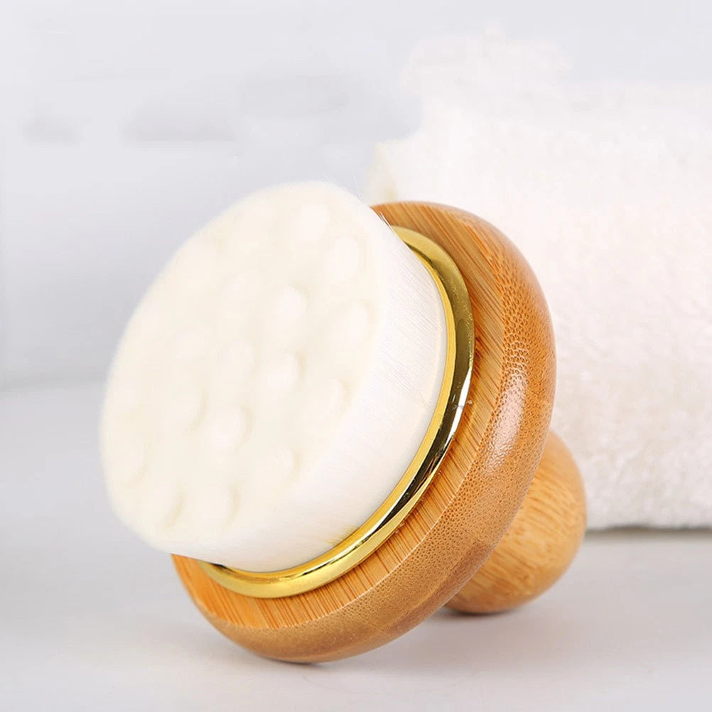 Back Wood Scrubber Shower Brush Portable Bathing Brush Wood Bathing Brush for