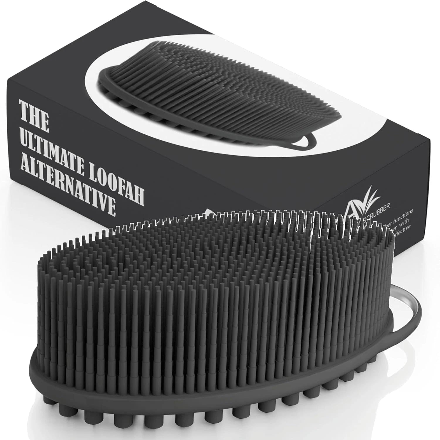 Avilana Silicone Body Scrubber – Gentle Shower Brush & Loofah Alternative- Food