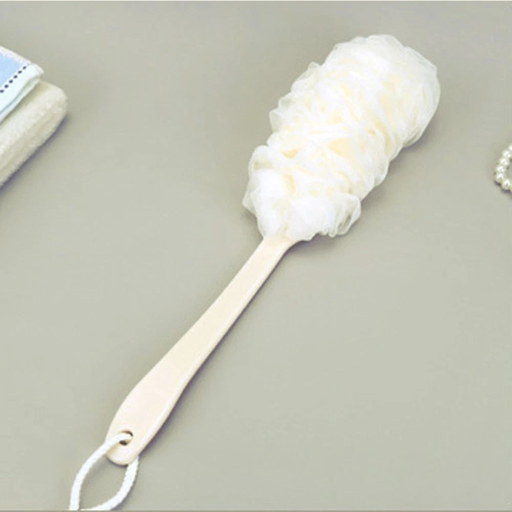 2 Pcs Rub The Back Bath Flowers Body Brush Exfoliator Scrubber Brushes