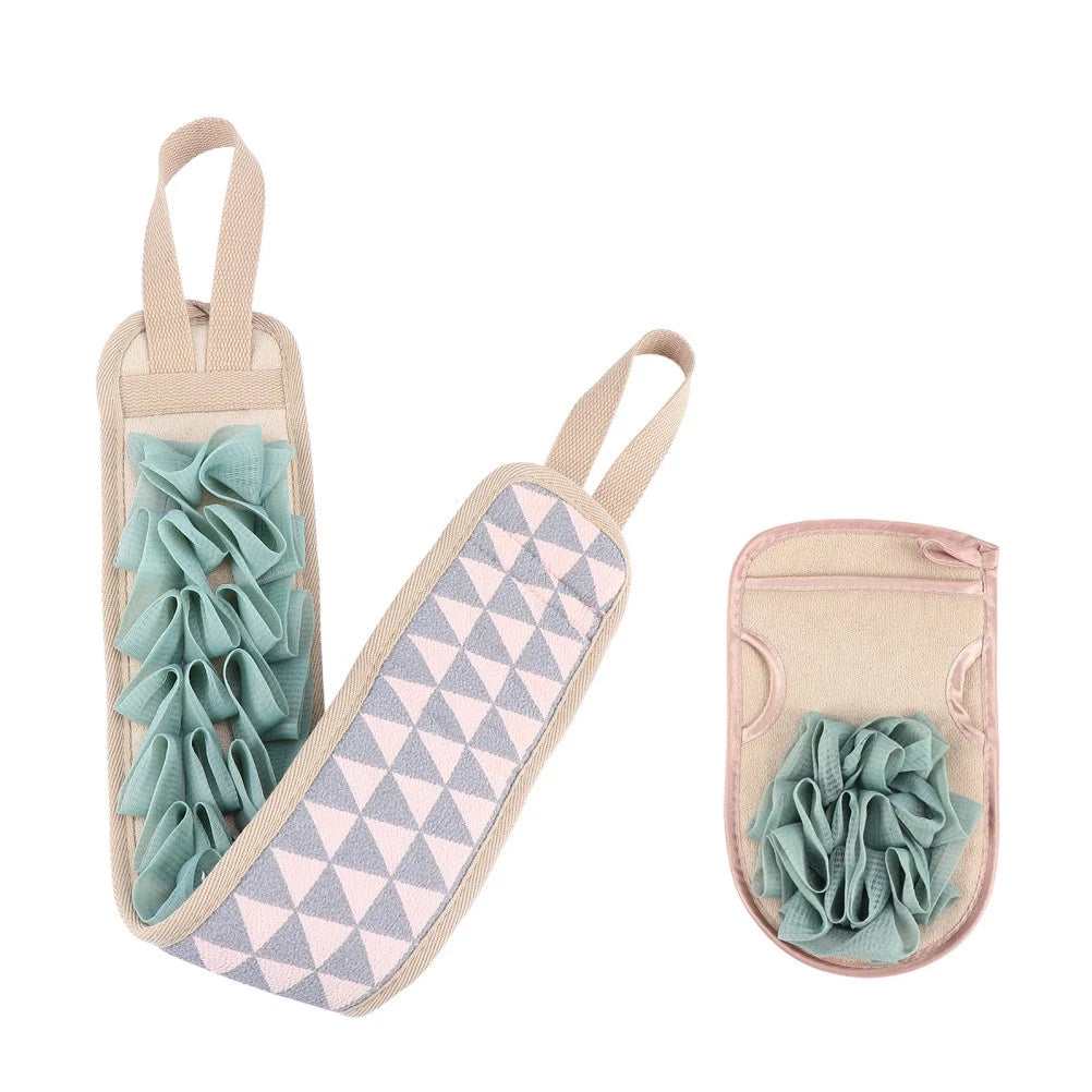 2 Pcs Scrub Gloves Man Bath Back Brush Shower Exfoliating for Women