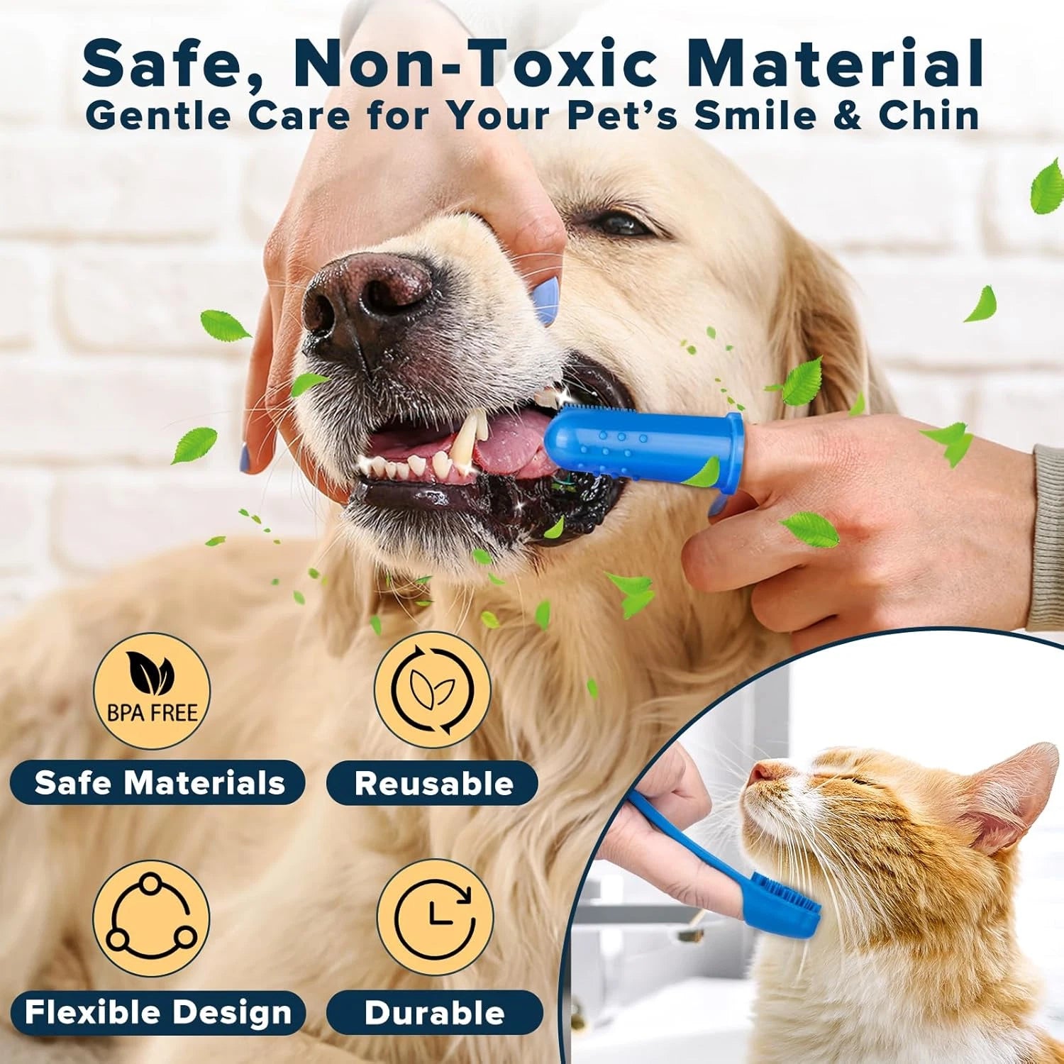 6PCS Pet Grooming Kit | Dog Washing Gloves | Dog Bath Brush | Dog Bath Gloves |