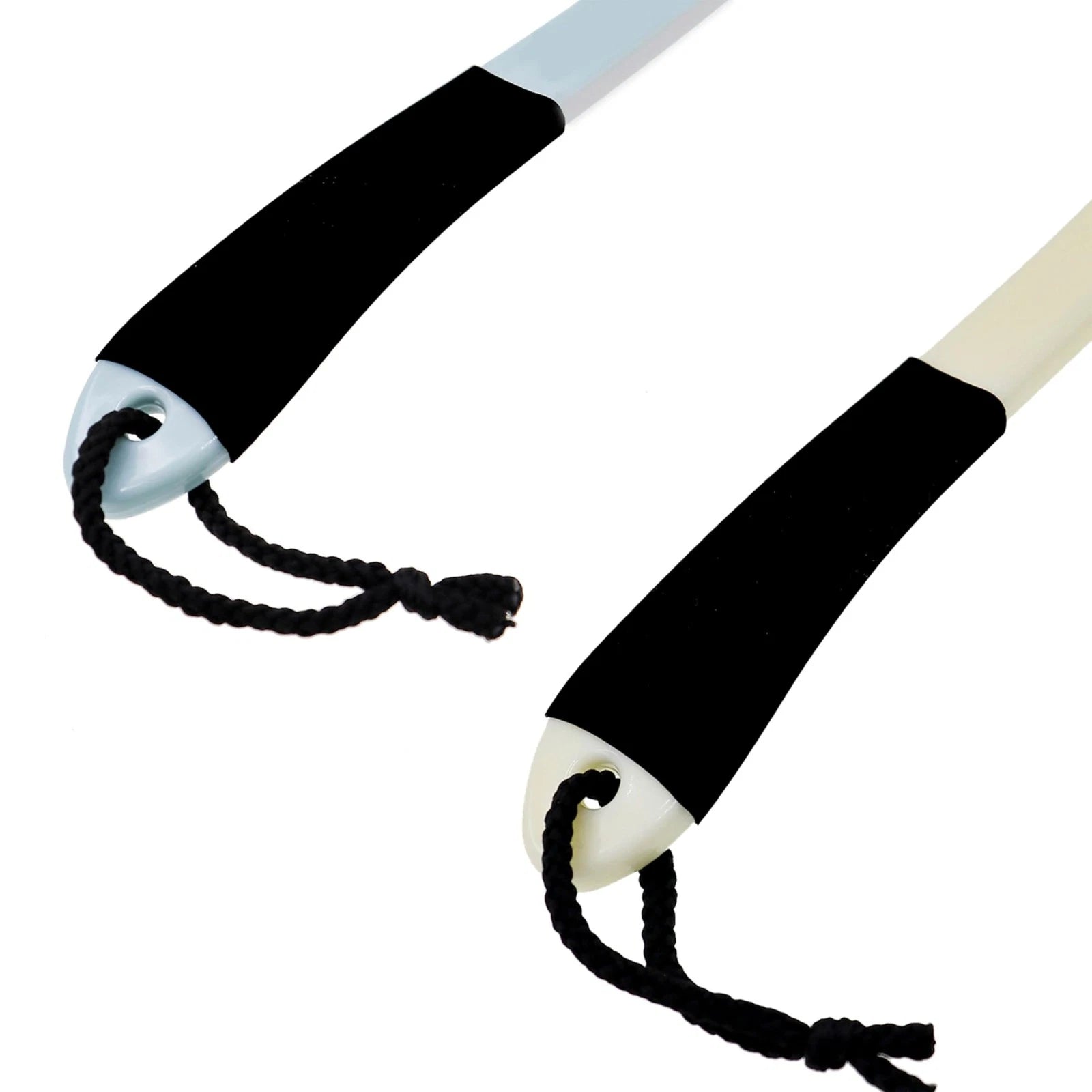 2Pack Loofah Back Scrubber for Shower with Non-Slip Handle Bath Body Brush