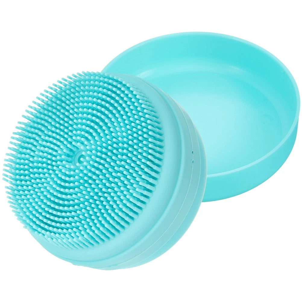 Bath Brush Bathing Silicone Loofah Body Scrubber Man Travel Exfoliating