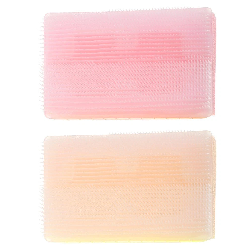 2 Pcs Tactile Brush Child Baby Bath for Newborns Children Hair Scrub