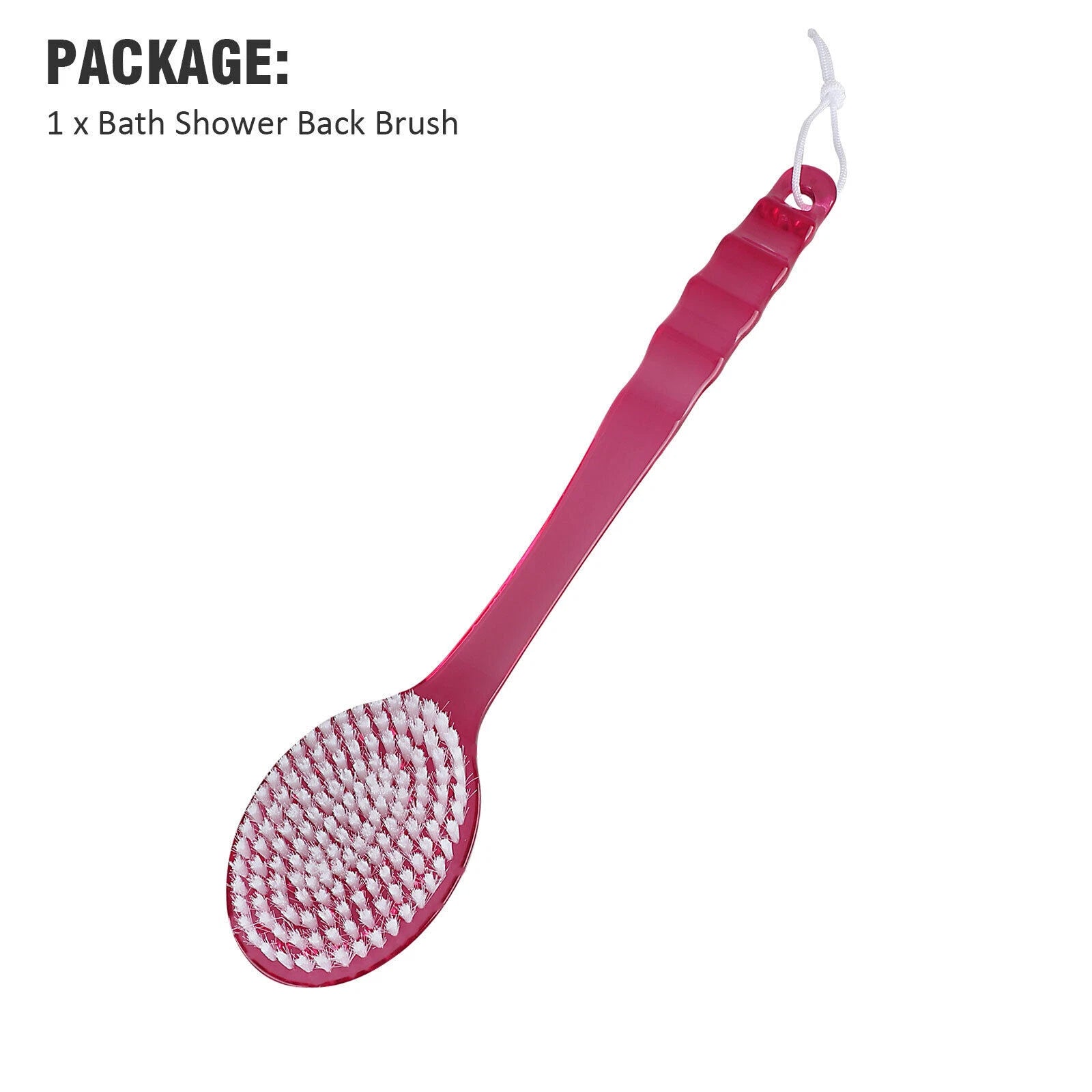 Back Scrubber for Shower Long Handle Back Brush Full Body Shower Cleaning Brush