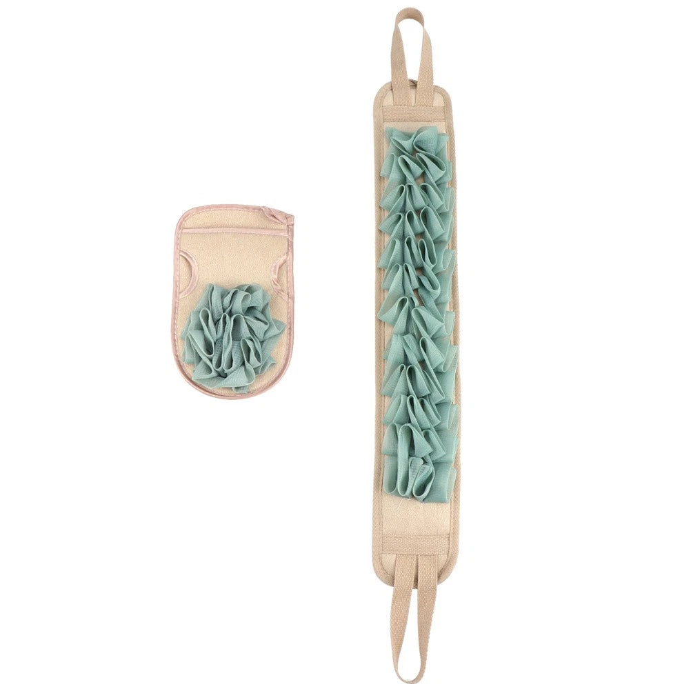 2 Pcs Scrub Gloves Man Bath Back Brush Shower Exfoliating for Women