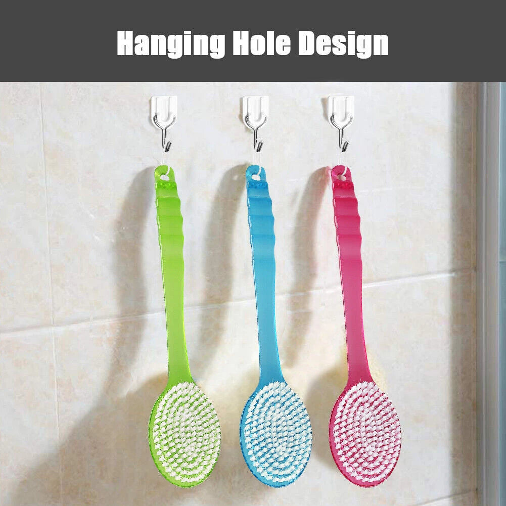 Back Scrubber for Shower Long Handle Back Brush Full Body Shower Cleaning Brush