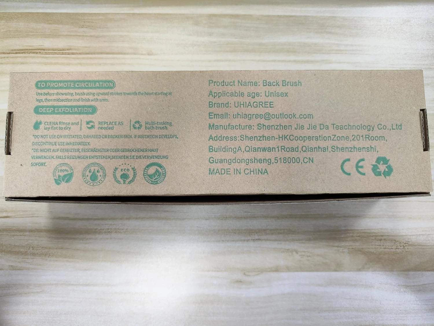 Back Brush Long Handle for Shower, 20.5” Bath Brush, Back Scrubber, Shower Body