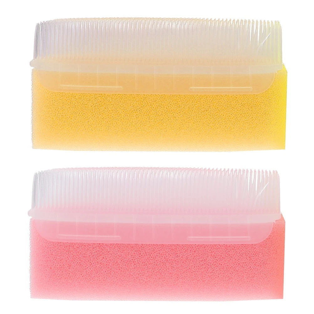 2 Pcs Tactile Brush Child Baby Bath for Newborns Children Hair Scrub