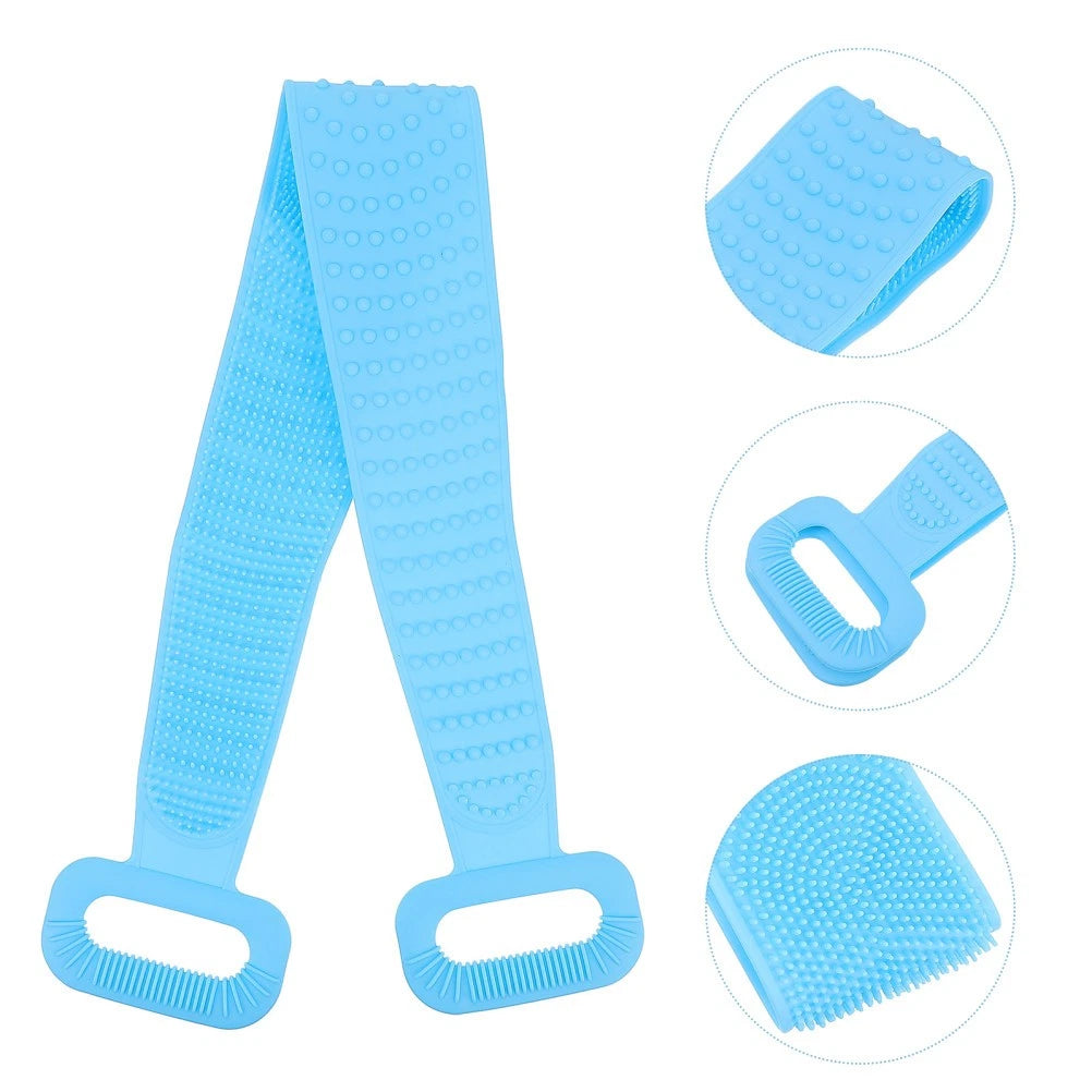 Back Rub Massage Tool Man Shower Belt Brush Exfoliating Bath Towel