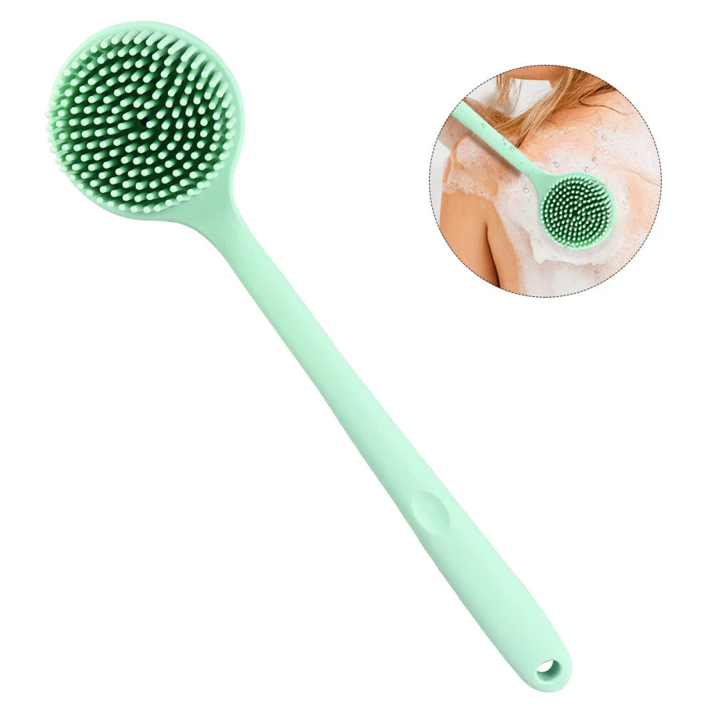 Bath Brush Silicone Exfoliator Skin Scrubber Man Back for Shower Body