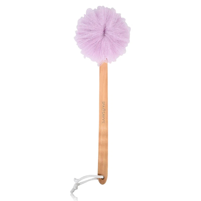 18'' Long Handle Bath Brush Loofah Shower Sponge Long Handle Back Scrubber