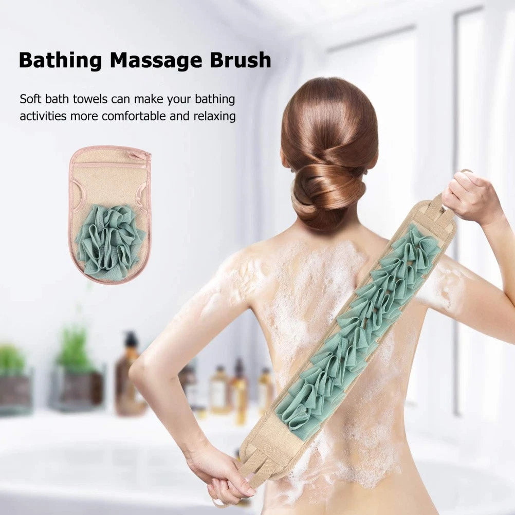 2 Pcs Scrub Gloves Man Bath Back Brush Shower Exfoliating for Women