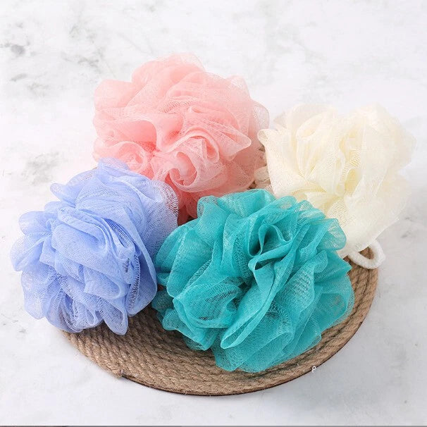 3pcs/set Back Scrubber Bath Shower Strap Spa Skin Brush Sponge Body Exfoliating