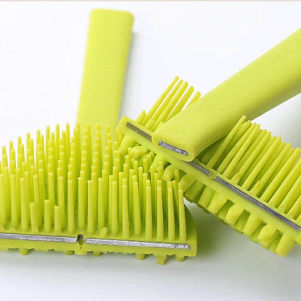 Bath Brush Body Scrubber Exfoliator Silicone Shower Man Back for Long Handle