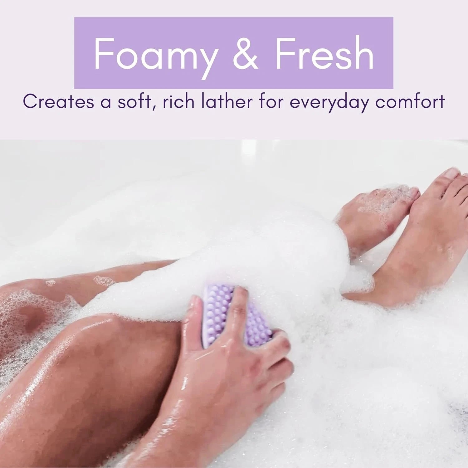 Avilana Silicone Body Scrubber – Gentle Shower Brush & Loofah Alternative- Food