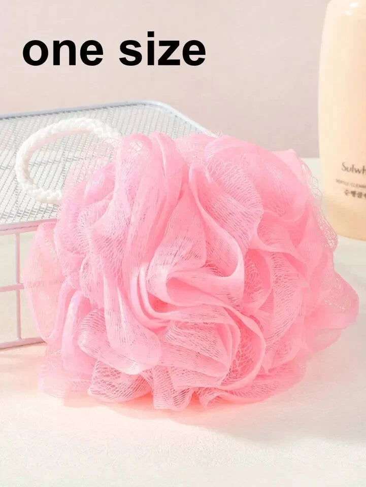 2 in 1 Handle Shower Bath Body Brush With Soft Bristles Back Massage Scrubber