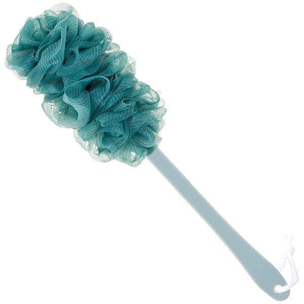 Back Scrubber for Shower, Loofah Long Handle Bath Body Brush, Soft Nylon Mesh Sp