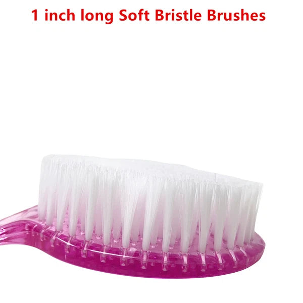 14" Exfoliating Back Scrub, Shower Bath Body Brush Scrubber & Massager