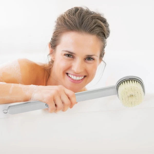 Body Back Bath Brush For Shower With Long Handle Back Washer Scrubber Suitable