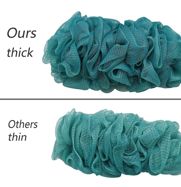 Back Scrubber for Shower, Loofah Long Handle Bath Body Brush, Soft Nylon Mesh Sp