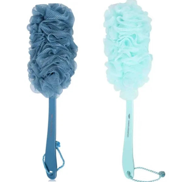 18'' Long Handle Bath Brush Loofah Shower Sponge Long Handle Back Scrubber
