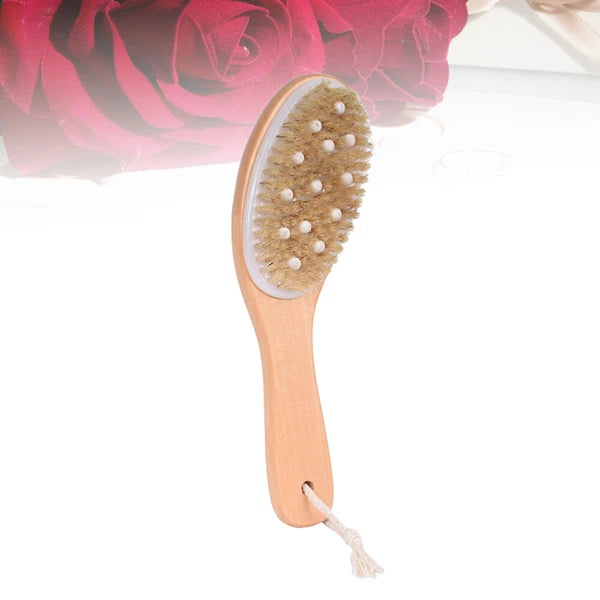 Body Brush Bath Scrubber Back for Shower Exfoliating Rough with Handles