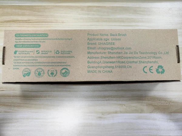 Back Brush Long Handle for Shower, 20.5” Bath Brush, Back Scrubber, Shower Body