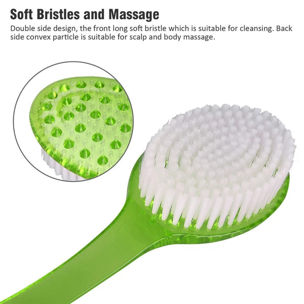 Back Scrubber for Shower Long Handle Back Brush Full Body Shower Cleaning Brush
