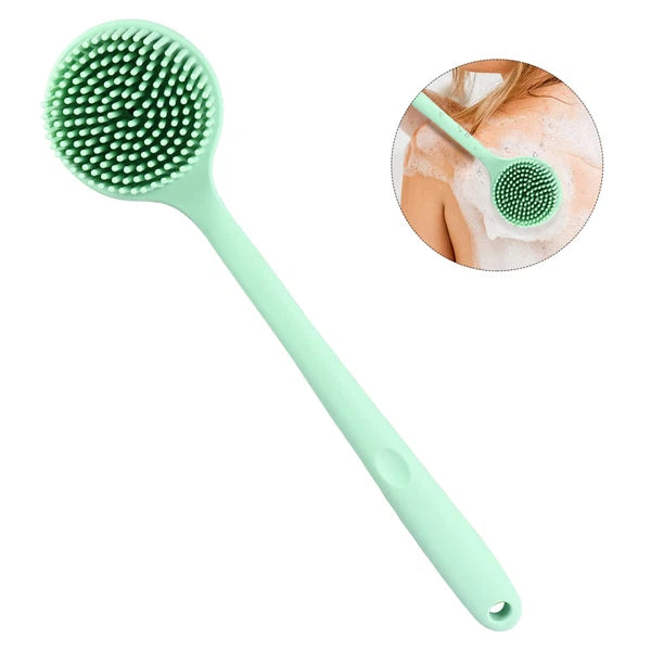 Bath Brush Silicone Exfoliator Skin Scrubber Man Back for Shower Body