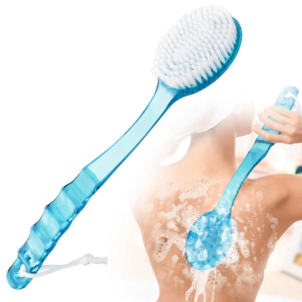 Back Scrubber for Shower Long Handle Back Brush Full Body Shower Cleaning Brush