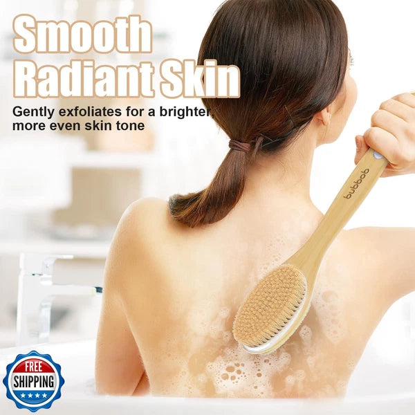 Back Scrubber for Shower,Bath Brush with Long Handle,Bath Brush Body Exfoliat