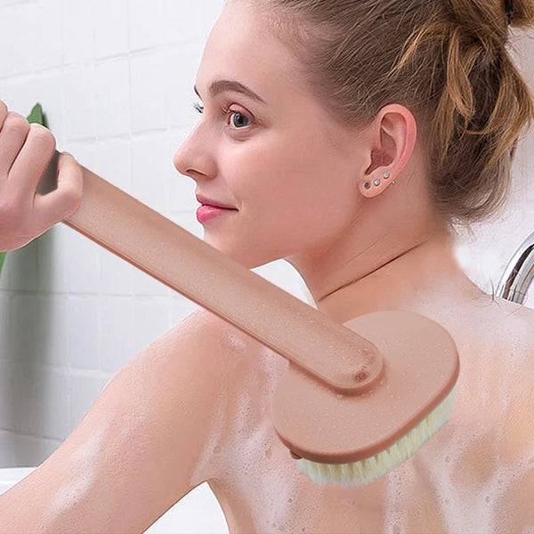 Body Back Bath Brush For Shower With Long Handle Back Washer Scrubber Suitable