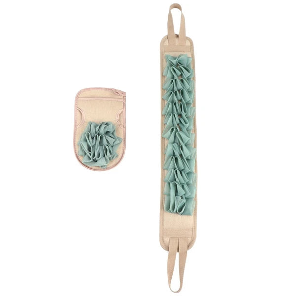 2 Pcs Scrub Gloves Man Bath Back Brush Shower Exfoliating for Women