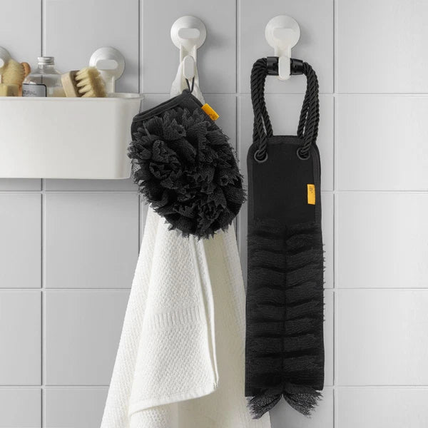 2pcs Exfoliating Back Scrubber 36" Double-Sided Body Scrub Towel Bath Exfoliator