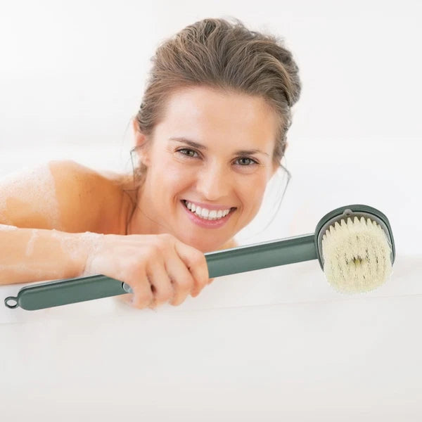 Body Back Bath Brush For Shower With Long Handle Back Washer Scrubber Suitable