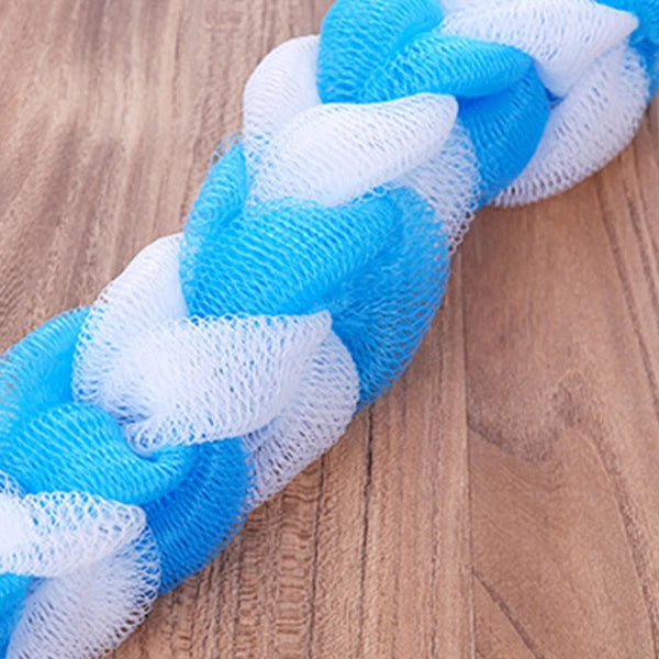 Back Scrubber Bath Shower Mesh Sponge Exfoliating Body Nylon Brush Random