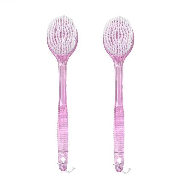 14" Exfoliating Back Scrub, Shower Bath Body Brush Scrubber & Massager