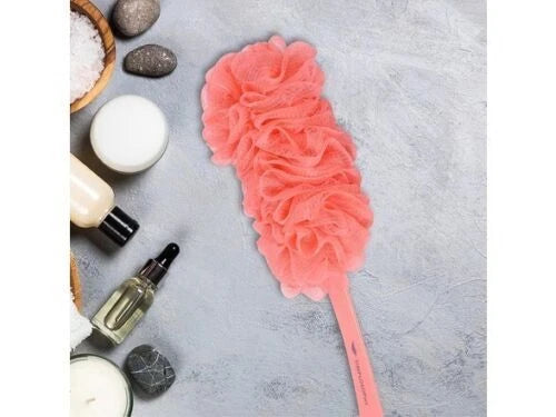 18'' Long Handle Bath Brush Loofah Shower Sponge Long Handle Back Scrubber