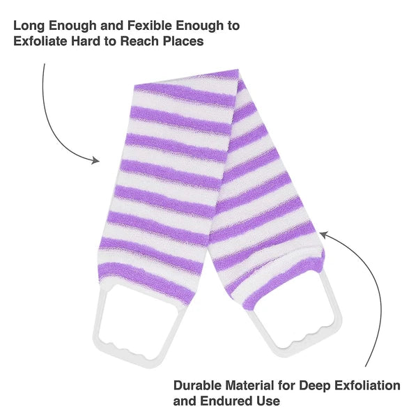 18'' Long Handle Bath Brush Loofah Shower Sponge Long Handle Back Scrubber