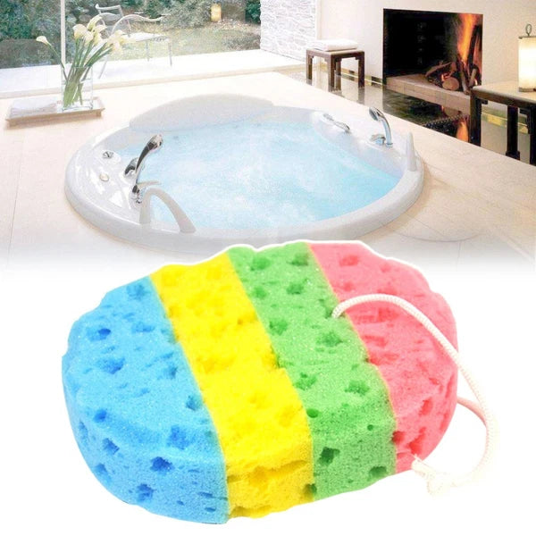 2 Pcs Seaweed Bath Sponge Brushes Miss Shower Sponges Body Cleaning