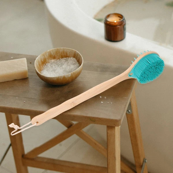 Bath Massage Brush Exfoliating Body Scrubber Back for Shower Bathroom