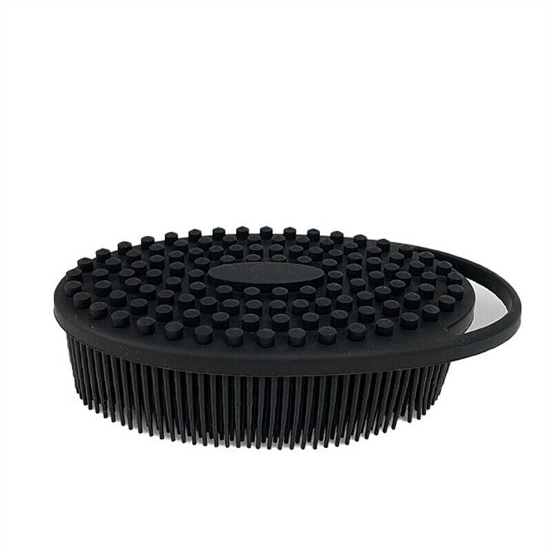 Dual-Sided Silicone Body Scrubber Brush Exfoliating Shower Brush Bath Massage UK