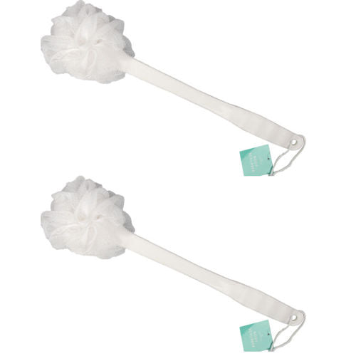 Bulk Body Scrubber Brush - Exfoliating Back Washer Bath Long Handle Reach Shower