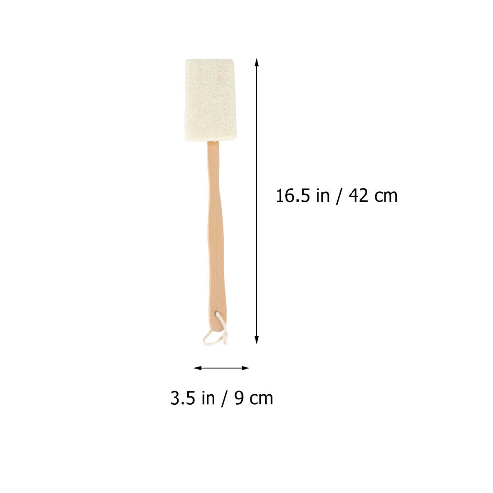 Loofer Shower Brush Exfoliating Body Natural Loofah Skin Cleansing