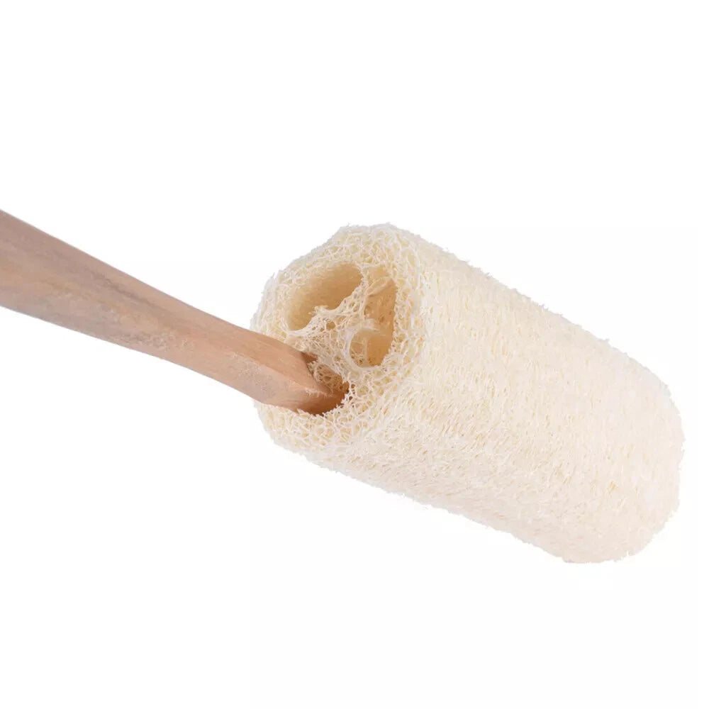 2PCS Scrubber Bath Natural Loofah Sponge Body Brush Shower Body Skin Exfoliating
