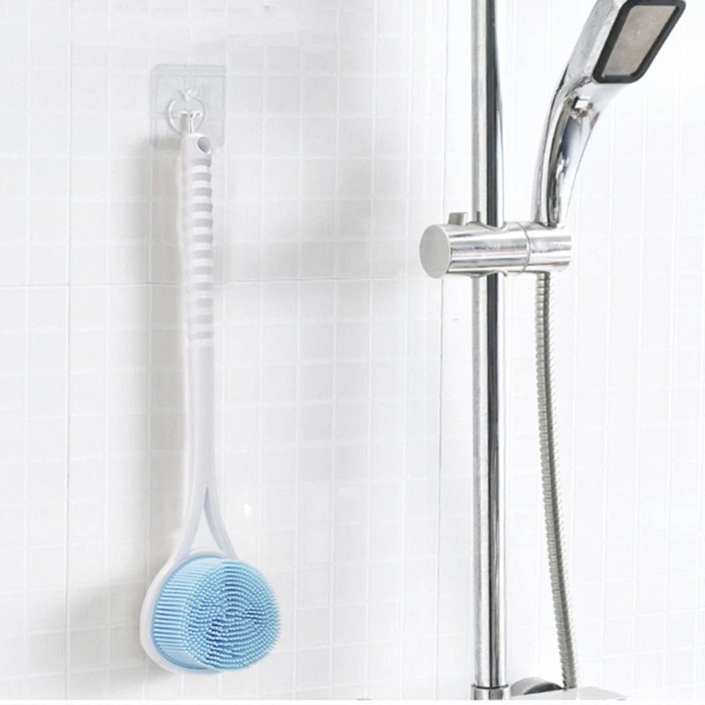 Comfortable Bath Soft Back Brush Double-sided Skin Massager  Lazy