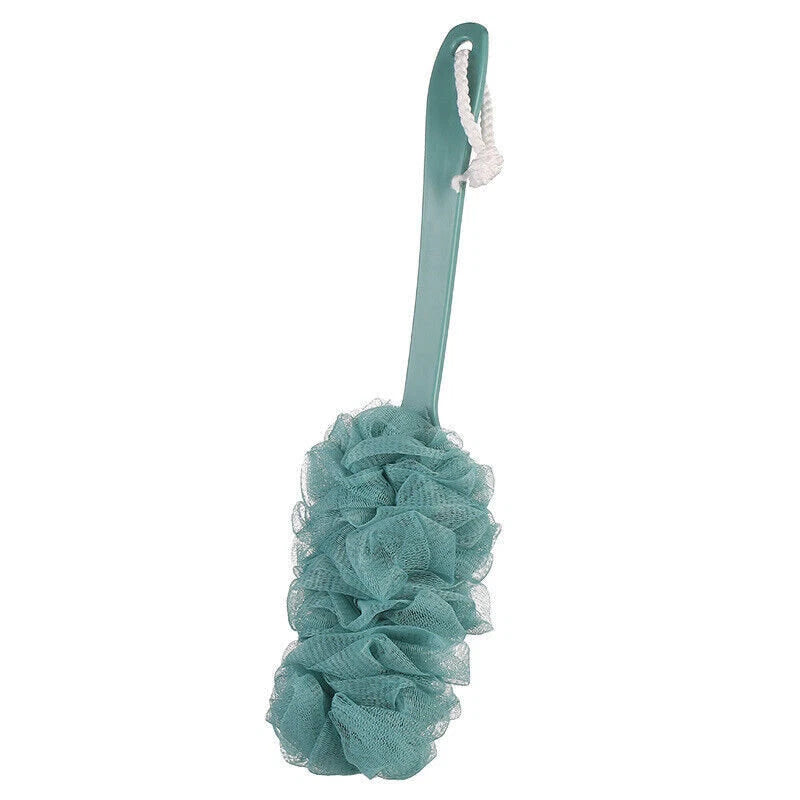 Bath Brush Loofah Soft Mesh Sponge Back Scrubber Long Handle Body Wash Shower