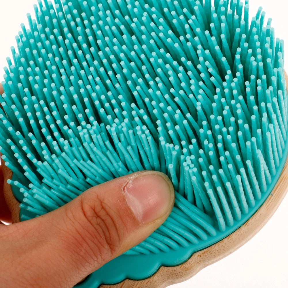 Bath Massage Brush Exfoliating Body Scrubber Back for Shower Bathroom