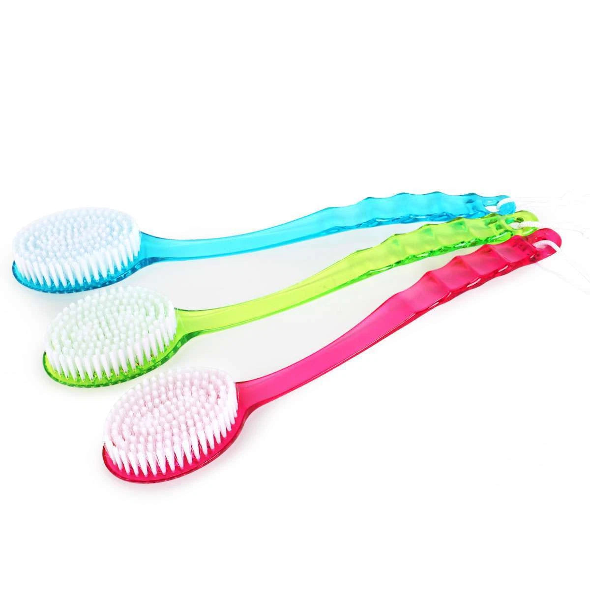Long Handle Shower Brush - Self Back Scrubber Body Exfoliator for Bath Brushes